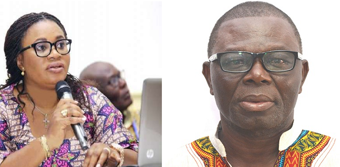 Electoral Commissioner Charlotte Osei, Albert Arhin of CODEO Electoral Commissioner Charlotte Osei, Albert Arhin of CODEO